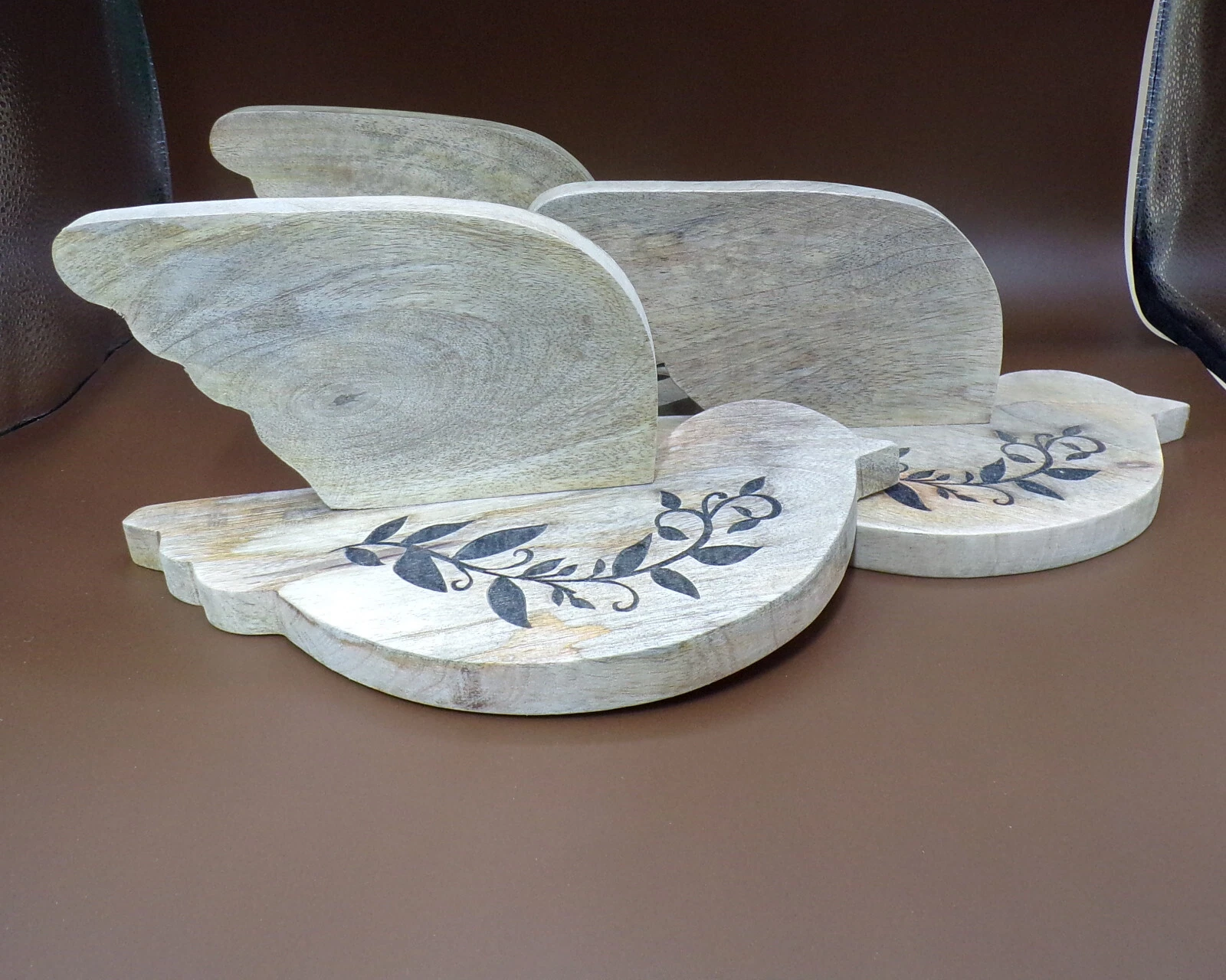 Bird Shaped Wall Shelves Set of 3 10"x4.5"x5.5" New Evergreen Enterprises
