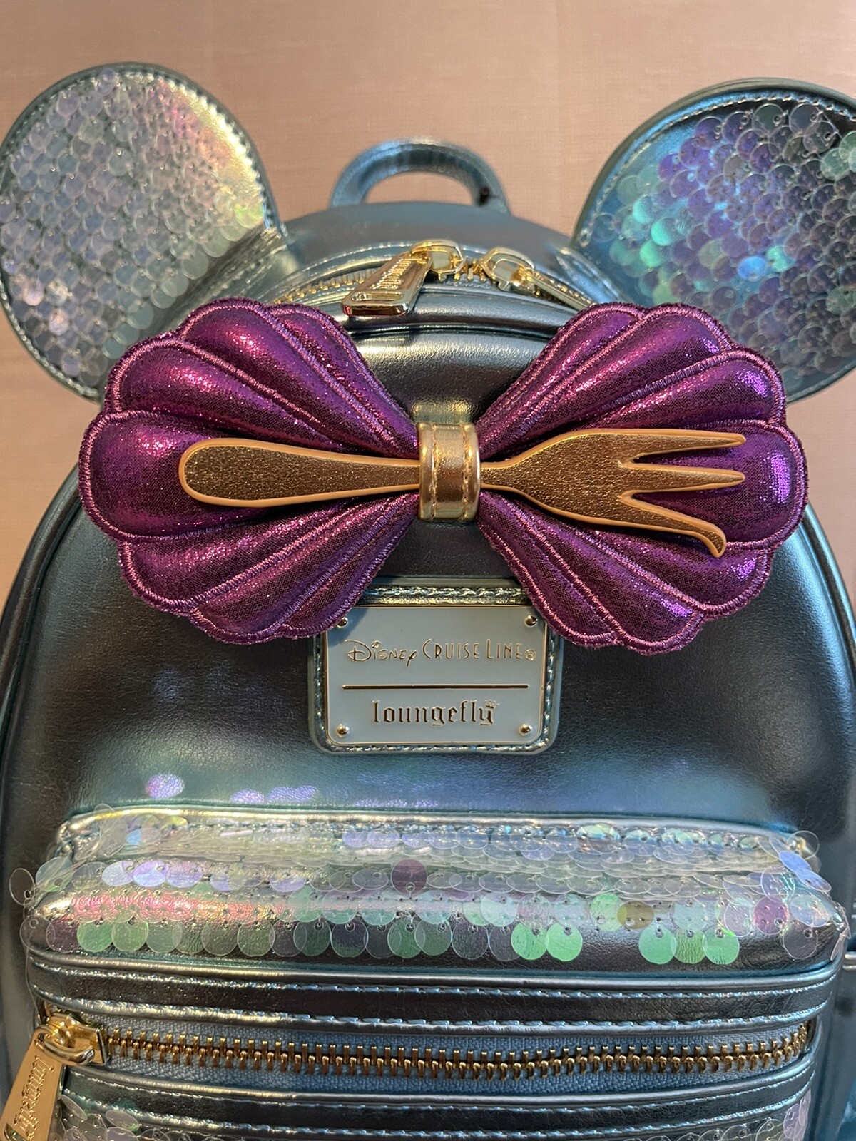 Loungefly Disney Cruise Line DCL The Little Mermaid Ariel Mini Backpack