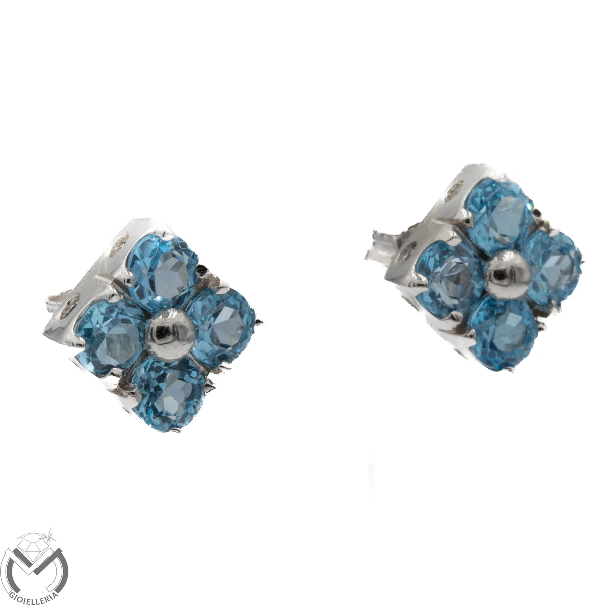 Orecchini Finemente Lavorati Con Topazio Blu. OBK2407 – PARRINI - Foto 11