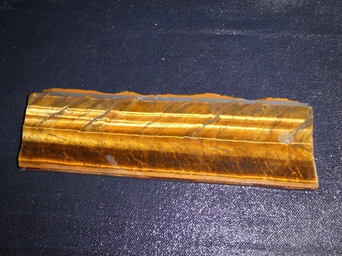 Tigerauge Platte 6 5/8" x 2" - grob für Kabine oder Display - Bild 1 von 3