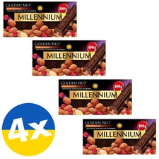 Millennium Golden Nut Ukrainian Chocolate Bars 4 x 100g Asst. Set or Your Choice