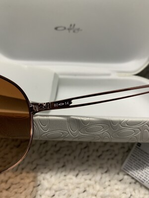 NIB 🌺 OO4054 Womens Oakley Caveat Sunglasses Rose Gold Vr50 Brown