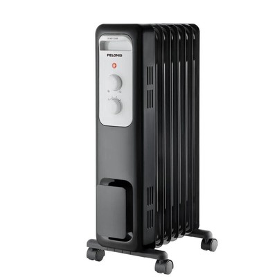 Intertek HO-0279 1500W Electric Oil Filled Radiator Space Heater - Black  for sale online | eBay
