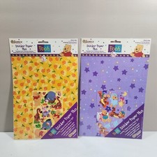 Vintage Sandylion Sticker Paper Plus Winnie the Pooh Set of 2 NEW Scrapbooking