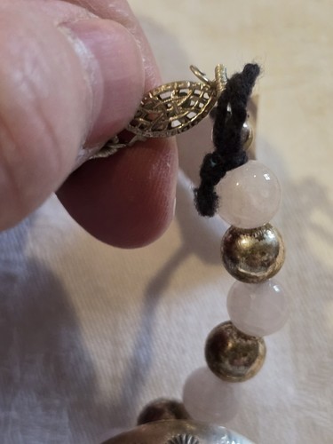 Van Horne Collection Southwestern Sterlingsilber & Rosenquarz Perlenkette - Bild 8 von 16