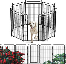 Dog Playpens, 40" H 8 Panels Dog Pen Outdoor/Indoor Dog Fence Exercise Pen for S