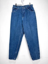 Vintage Gitano High Rise Mom Jeans Blue Denim Relaxed Fit Cotton Women 10 Pet