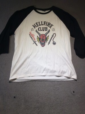 custom made hellfire club t shirt xl