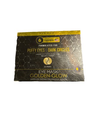 Dermora Golden Glow Under Eye Patches 20 Pairs