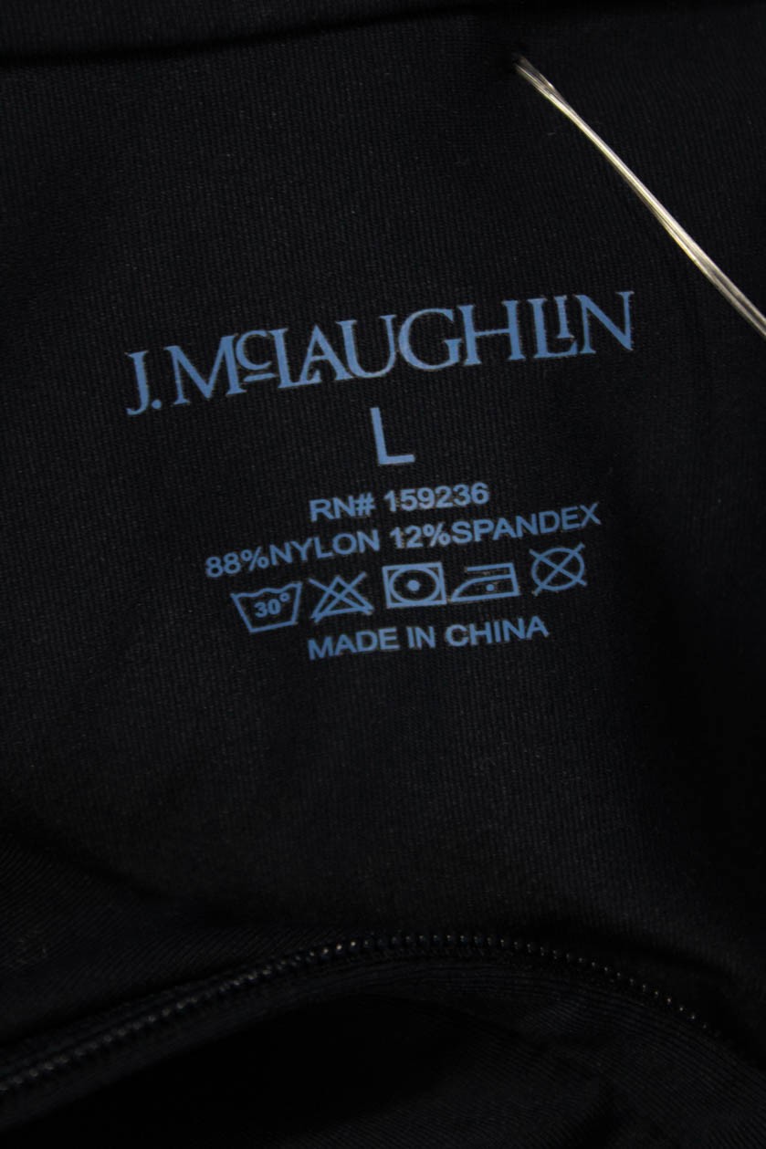 J. Mclaughlin Womens Basic Mock Neck Zip Hoodie D… - image 4