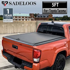 5FT Retractable Truck Bed Cover Hard Tonneau Cover For Toyota Tacoma 2016-2025