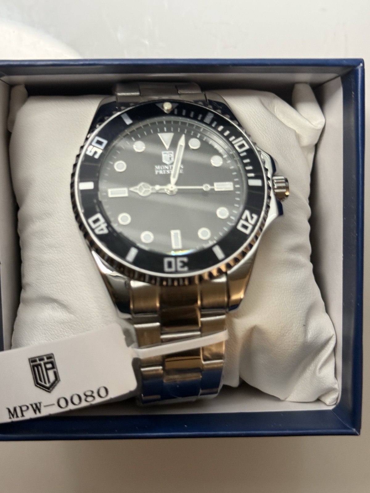 Montres Prestige X Invicta Men's Watch - 42mm, Black Dial Steel (MPW-0080) NWT