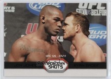 2011 UFC Moment of Truth Showdown Shots Duals Onyx /88 Jon Jones Ryan Bader 05or