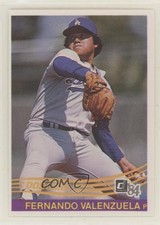 1984 Donruss Fernando Valenzuela #52 01v6