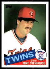 Mike Stenhouse 1985 Topps Traded #112T Twins MLB READ FREE SHIPPING AutographDen