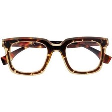 Large Men's Women's Glasses Recycled Semi-Transparent 2.0 3.0