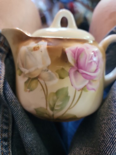 RS Prussian creamer vintage Hand Painted No Chips