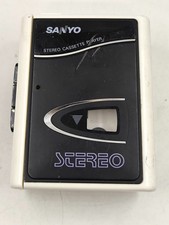 Lecteur De Cassette Sanyo M GP19 Ne Fonctionne Pas Pour Pièces Noir/Blanc