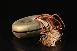 R9414: Japanese Copper Horse BELL bagu Harness Buddhist art