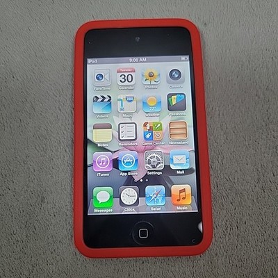 Apple iPod Touch 4th Gen 16GB Black - iOS 6.1.6 - ME178LL/A - READ