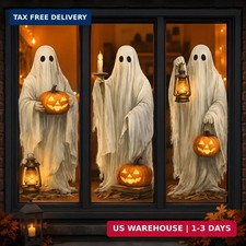 Halloween Decorations - Ghost Window Clings for Halloween Party Decor