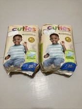 Cuties Poo Pocket Diapers Size 7 for 41 Lbs. 20/pack X 2 Packs