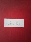 WW2 RAF BATTLE OF BRITAIN HURRICANE PILOT   PENCIL  SIGNED CARD