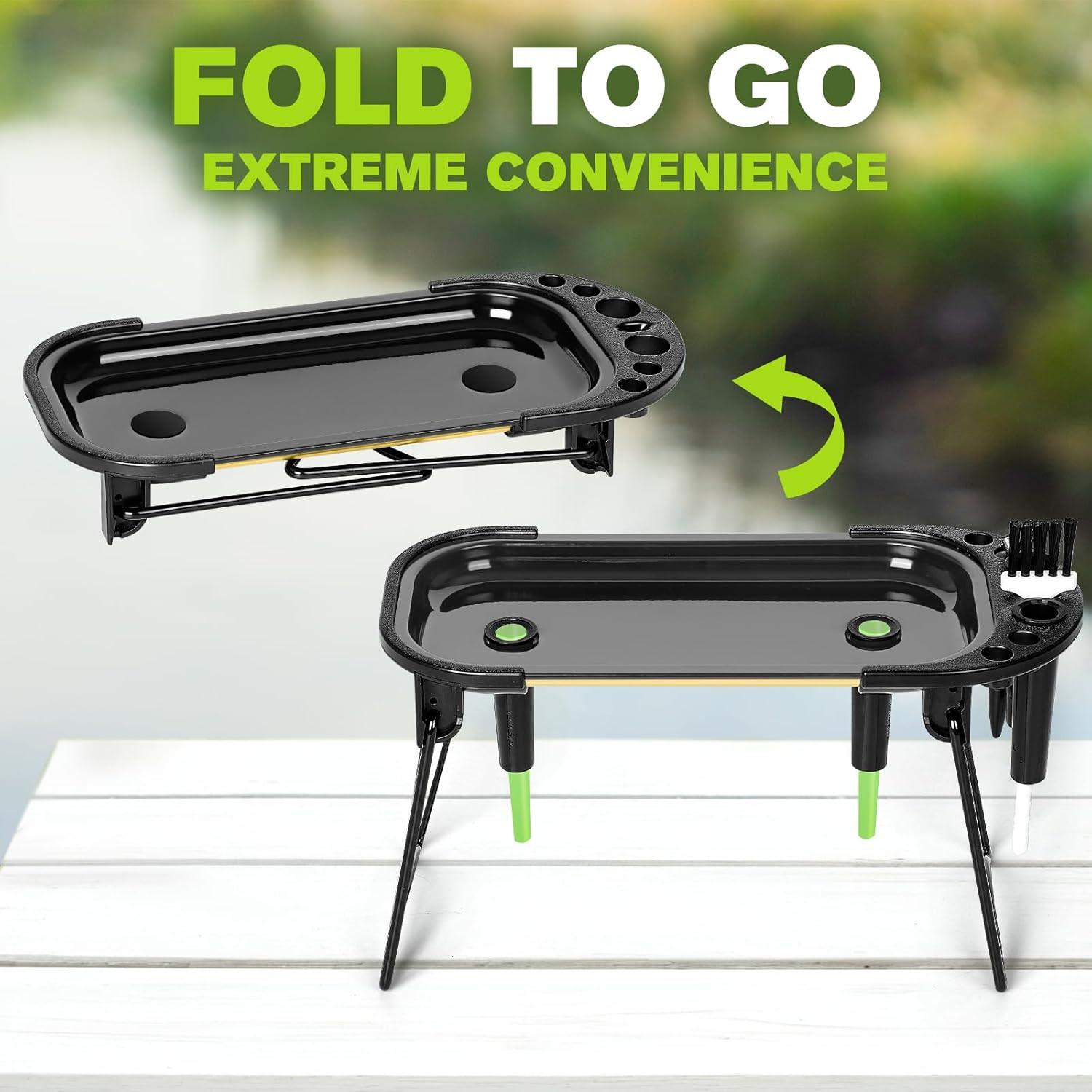 Metal Rolling Tray Set with Cone Loader, Cone Filler – Fits King Size & 1¼ Pre R