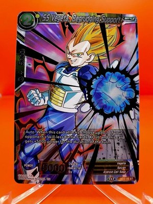 Dragon Ball Super CCG SS Vegeta, Begrudging Support XD3-06 ST Foil Anime Card