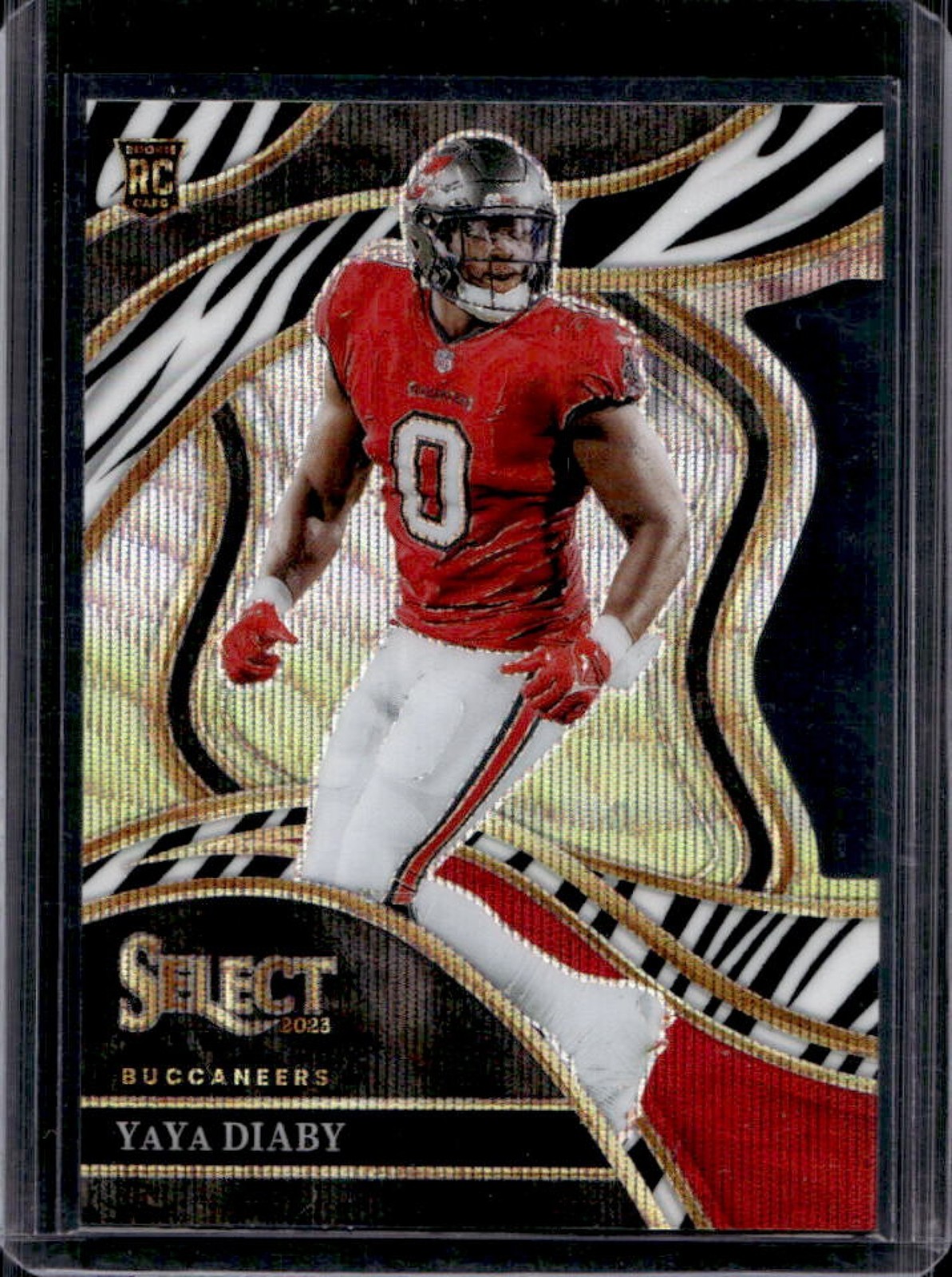 YaYa Diaby Panini Select #204 Die-Cut Zebra Prizm