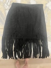 Women Fringe Western Skirt