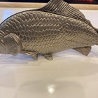Silver Fish Vintage Art Figurine Koi Carp Fisherman Vintage Angler — photo 3