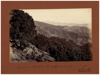 #ad Samuel Bourne Simla Panoramic view of Chota Simla and the Chore from the Obser EUR 599.00