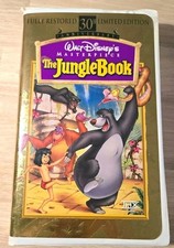 Walt Disney The Jungle Book VHS 1997 Masterpiece 30th Anniversary Tested FreeS H