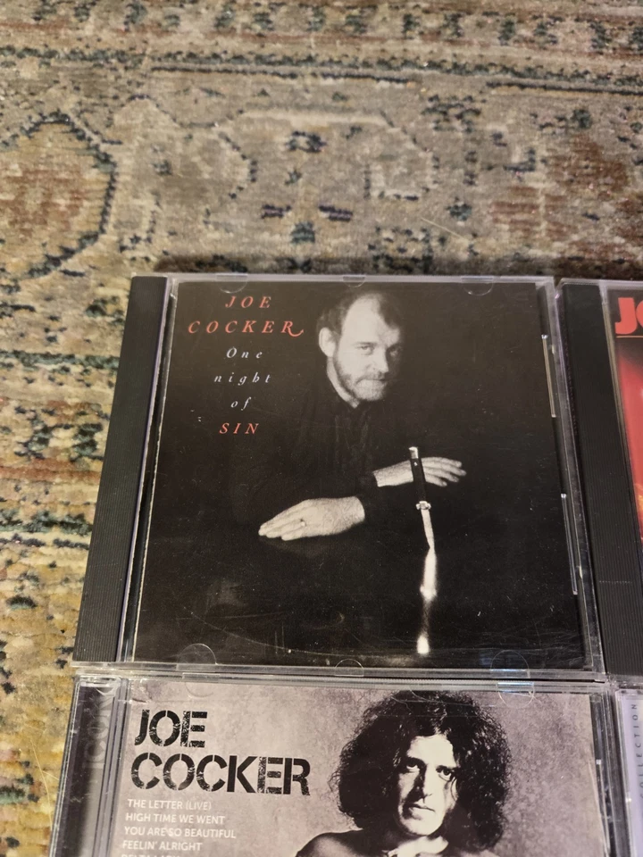 Lot Of 4 Joe Cocker CDs Mill. Collection; Greatest Hits; One Night Of Sin; Icon Foto 4 de 4