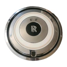 OEM Rolls-Royce Silver Spirit Spur 15" Wheel Hubcap Cover White Gold Pinstripe