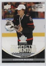 2023 Upper Deck Team Canada Juniors Prospectus Momentous Connor Bedard Rookie RC