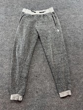 U.S. POLO ASSN Pants Boys 14-16 Gray Fleece Joggers Drawstring Zip Pockets