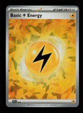 Basic Lightning Energy (Cracked Ice Holo) 012 SVE Scarlet & Violet Pokémon Card