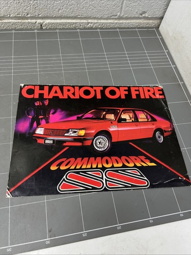 Folleto de coche de distribuidor de colección Holden Commodore VH SS CARRO DE FUEGO 1983 MUSCLE