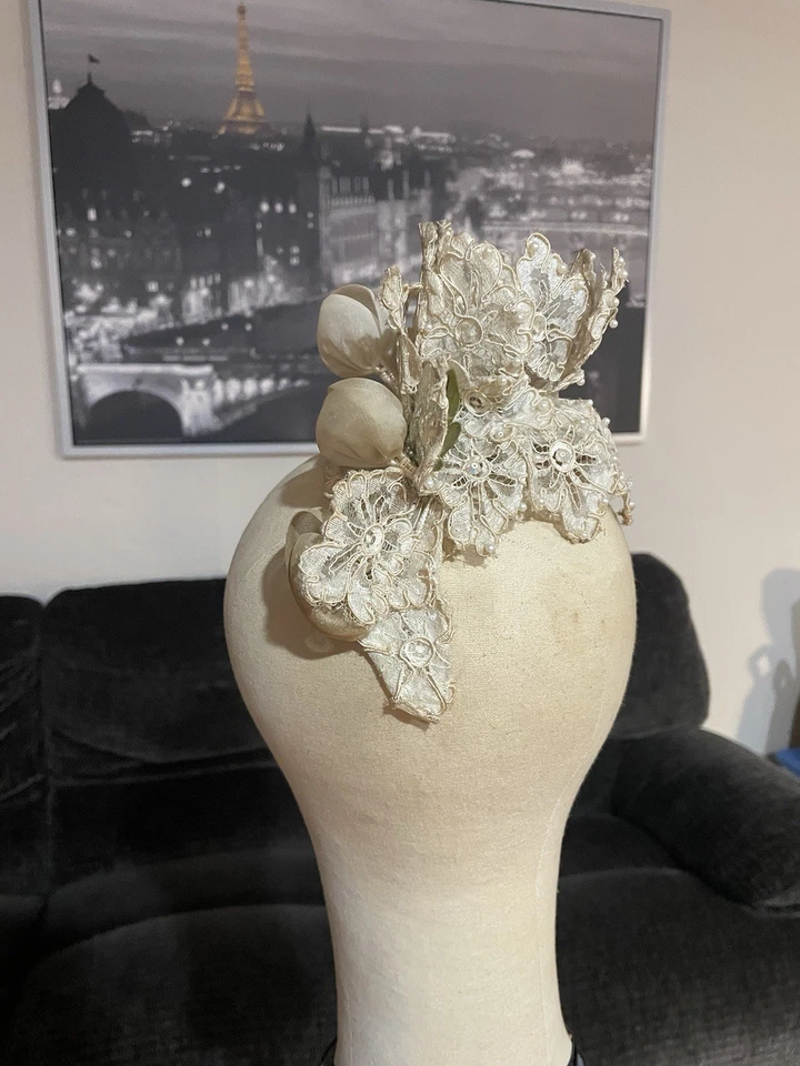 Retro Vintage 1950S Bridal Headdress Wedding Hair Accessories for Women - Image 3 of 4