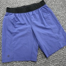 Pantalones Cortos Manduka Para Hombre Azul Medio Entrenamiento Atlético Rendimiento The Daily Short