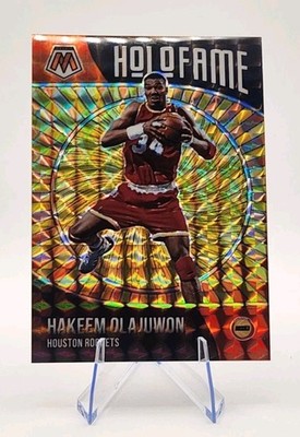 2020-21 Panini Mosaic - Holofame Hakeem Olajuwon #18 Mosaic Prizm /99