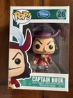 Captain Hook Funko 26. Original Disney Store Logo RARE