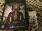 Medicom 400% + 100% Bearbrck ~ Marvel Infinity Saga Be@r brick STAR-LORD