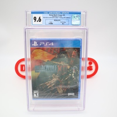 PS4 PlayStation 4 METAL WOLF CHAOS XD - CGC GRADED 9.6 A++ NEW & Factory Sealed!