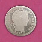 1897 Barber Silver Dime Liberty Head US Coin 90% Silver Antique 10C