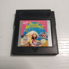Barbie Ocean Discovery Nintendo GameBoy Color 1999 cartridge only Tested GBC GBA