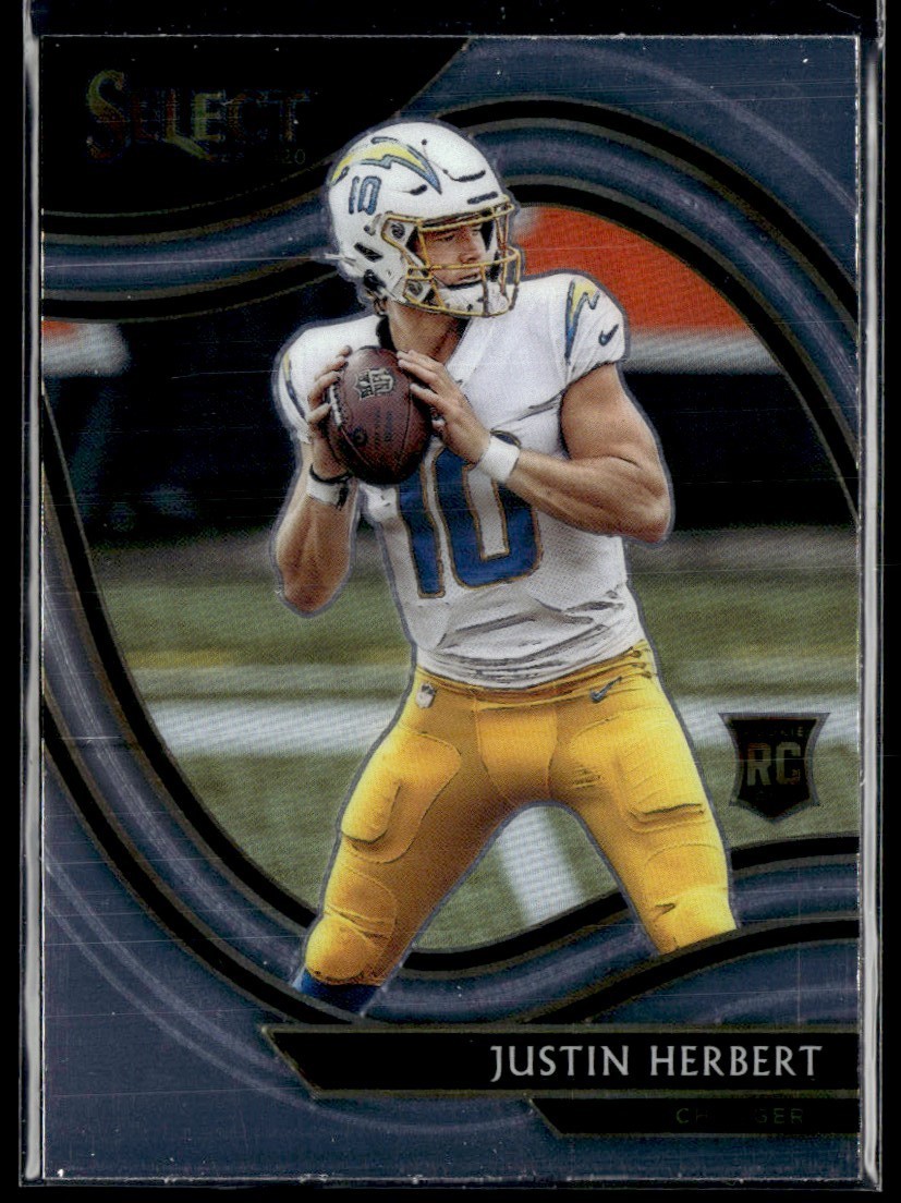 2021 Panini Select Field Level Justin Herbert RC Los Angeles Chargers #344