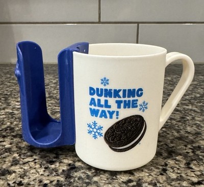 Nabisco Oreo Plastic  Dunking all the way  Mug Cup with Oreo Holder